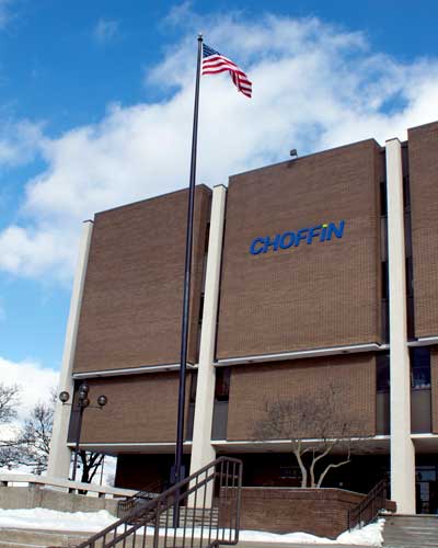 Choffin Career & Technical Center building on East Wood Street